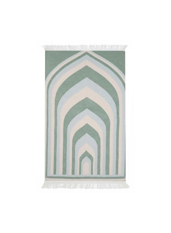 Sundus Royal Turkish Prayer Mat with 3-Layer Memory Foam – Luxury Islamic Prayer Rug for Knee & Joint Support, Extra Soft & Stable, Ideal for Home & Mosque Use (120 × 70 cm) - Image 2